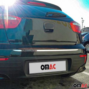 Kia Rio Tailgate Trim - Omac - S.Steel - Gloss Silver - 2018-2023 Kia Rio Tailgate Trim - Omac - S.Steel - Gloss Silver - 2018-2023